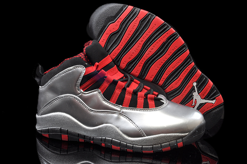 Running weapon Air Jordan 10 Silver Shoes Retro Wholesale from China